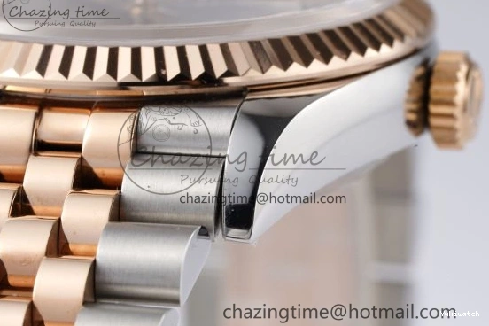 Gray Markers Bracelet Dial 126231 RG 36 DateJust JDF Plated Jubilee 904L RG Steel Roman V2 SS on 1218